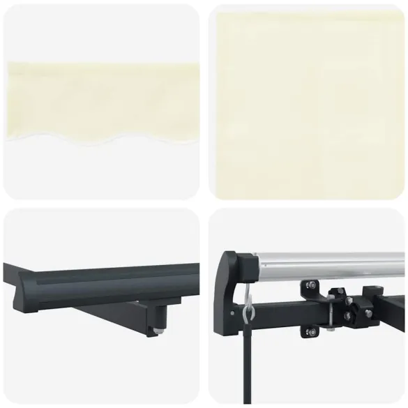 Cortină Retractabilă Manuală 4x2m - UMBRĂ ÎN GRĂDINĂ