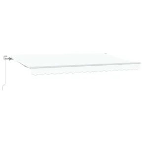 Cortină Retractabilă Manuală Albă 400x200 cm | Livrare Gratuită 2