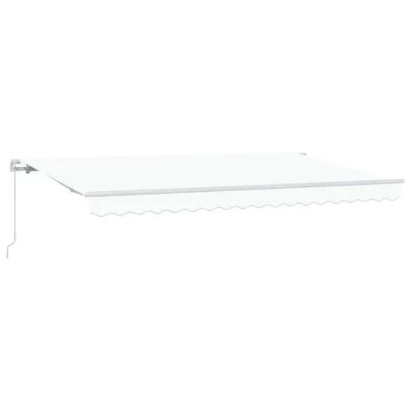 Cortină Retractabilă Manuală Albă 400x200 cm | Livrare Gratuită