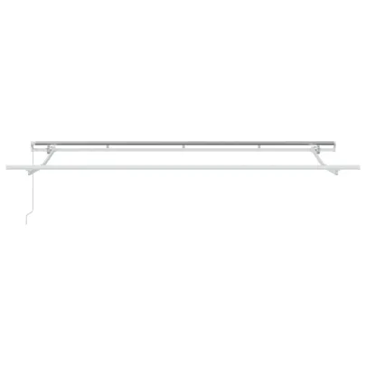 Cortină Retractabilă Manuală Albă 400x200 cm | Livrare Gratuită