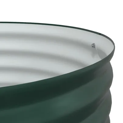 Pat Grădină Ridicat 80x80 cm Verde - Oțel | Livrare Gratuită