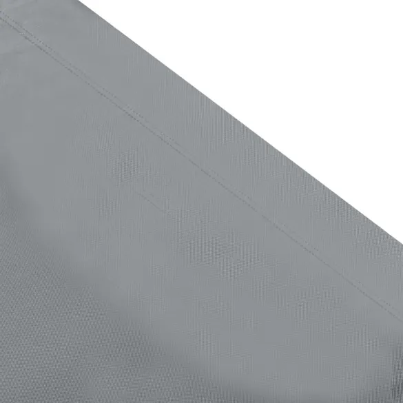 Pat Șezlong Exterior cu Baldachin Gri | Livrare Gratuită