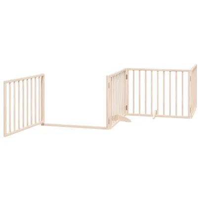 Poartă Câini Pliabilă Lemn Plop - 480 cm - Gratis Livrare