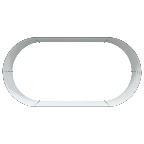 Strat Ridicat Grădină Verde Oțel 160x80x44 cm - Livrare Gratuită