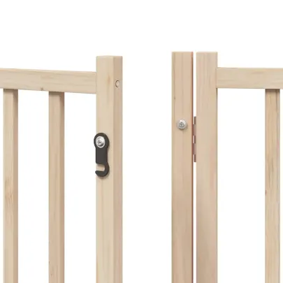 Poartă Pliabilă pentru Câini - Lemn de Plop - 960 cm