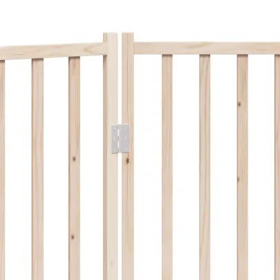 Poartă Pliabilă pentru Câini - Lemn Natural - 160 cm - Livrare Gratuită