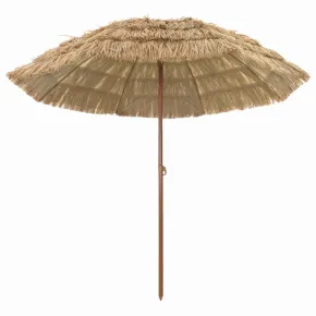 Parasol de Plajă Maro Ø265cm Oțel | Livrare Gratuită