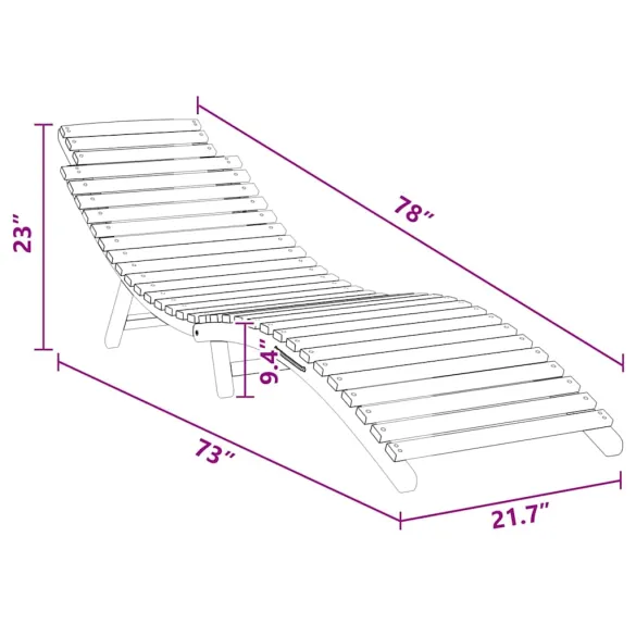 Șezlong Lemn Tec - Comfort și Durabilitate în Aer Liber