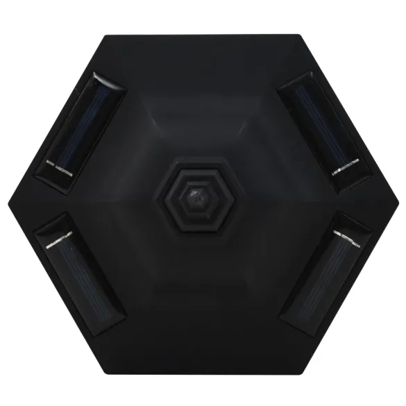 Lămpi Solare Exterior LED Negru - 3 bucăți | Livrare Gratuită