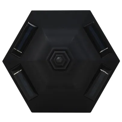 Lămpi Solare Exterior LED Negru - 3 bucăți | Livrare Gratuită