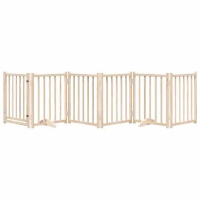 Poartă Câini Pliabilă Lemn - 300 cm - Livrare Gratuită