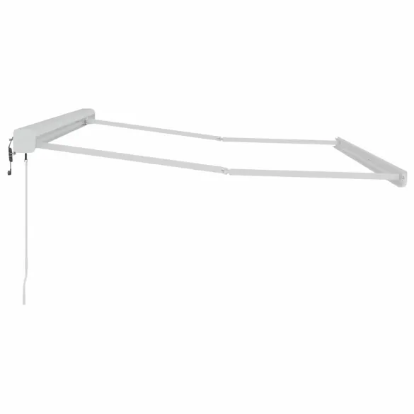 Copertină Alb 3,5 x 2,5 m Metal