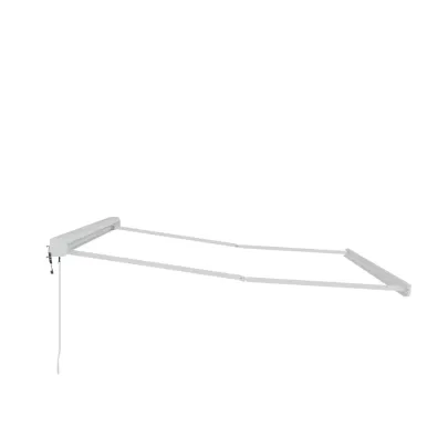 Copertină Retractabilă Metal 4x3m Albă cu Telecomandă