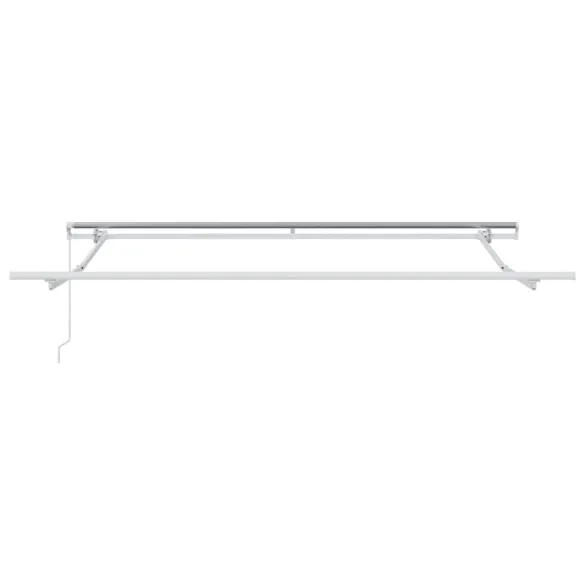 Copertină Manuală Albă Metal 3x2.5m | Livrare Gratuită