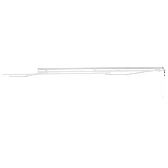 Copertină Manuală Albă 4x3m Metal | Livrare Gratuită