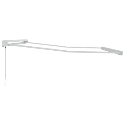Copertină Retractabilă Albă 5x3m Metal | Livrare Gratuită