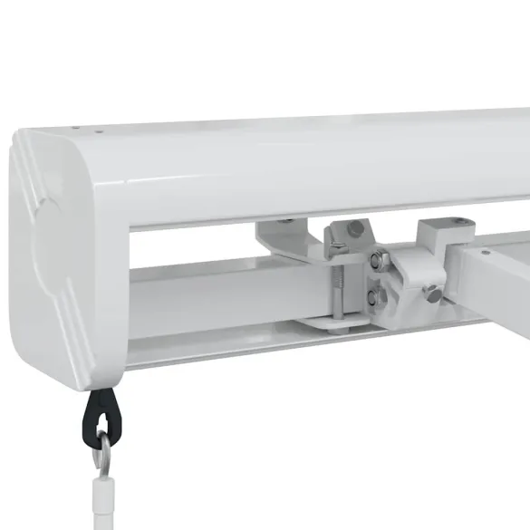 Copertină Retractabilă Albă 5x3m Metal | Livrare Gratuită