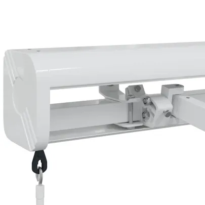 Copertină Retractabilă Albă 5x3m Metal | Livrare Gratuită