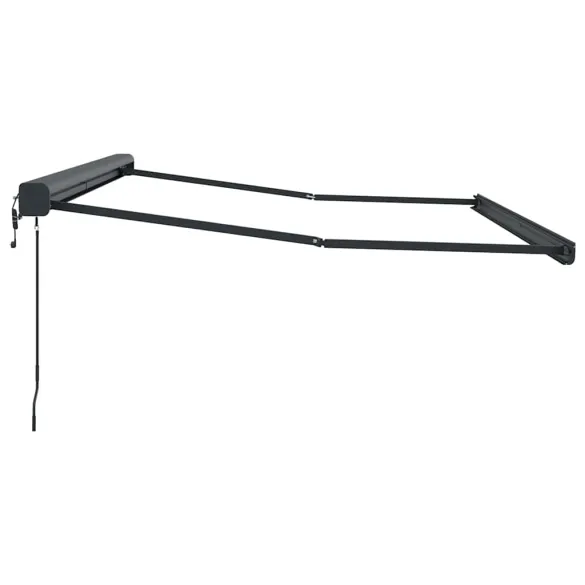 Copertină Retractabilă Metal Antracit 3x2.5m cu Telecomandă