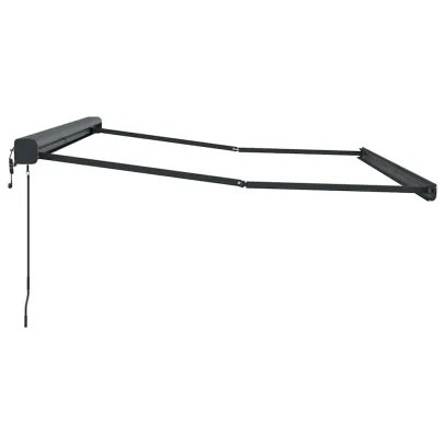 Copertină Retractabilă Metal Antracit 3x2.5m cu Telecomandă