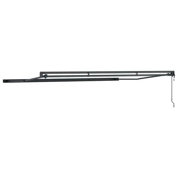 Copertină Antracit Metal Retractabilă 5x3m cu Telecomandă