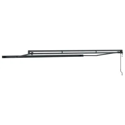 Copertină Antracit Metal Retractabilă 5x3m cu Telecomandă