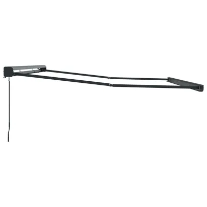 Copertină Manuală Antracit 4,5x3m Metal | Livrare Gratuită