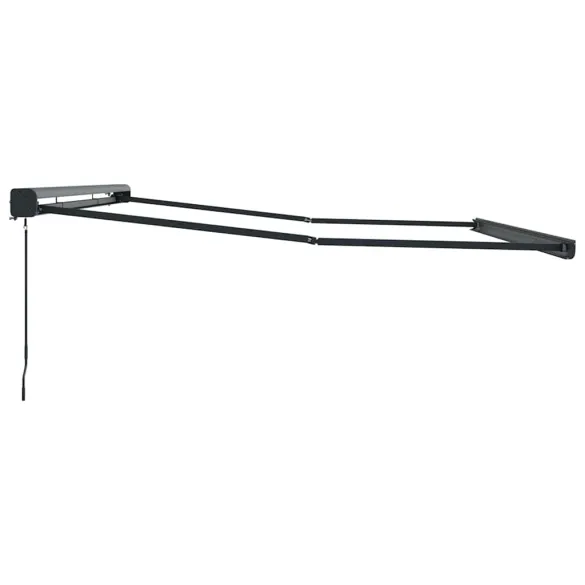 Copertină Manuală Antracit 5x3m Metal | Livrare Gratuită