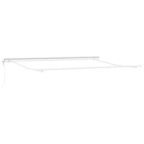 Copertină Manuală Albă 5x3m Metal | Livrare Gratuită 2