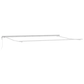 Copertină Manuală Albă 6x3m Metal | Livrare Gratuită 2