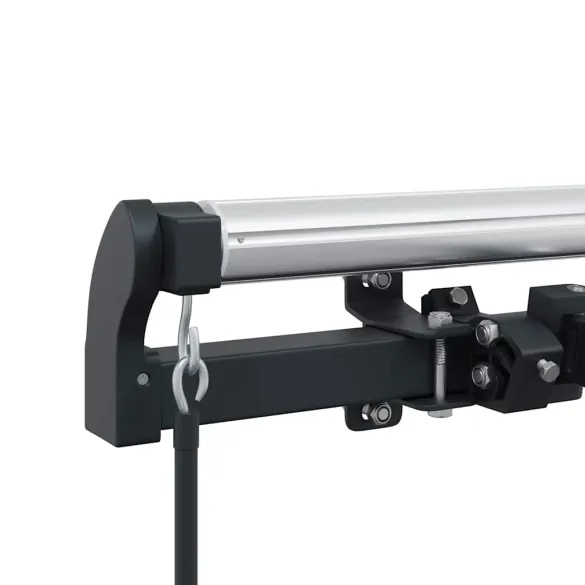 Copertină Manuală Antracit 6x3m Metal - Livrare Gratuită