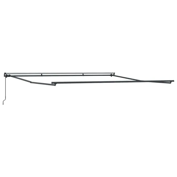 Copertină Manuală Antracit 4x3.5m Metal | Livrare Gratuită