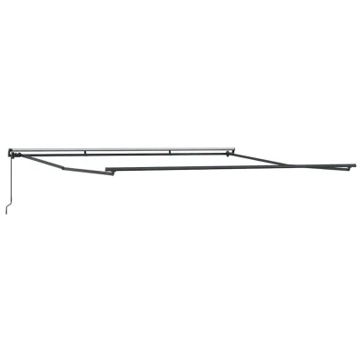 Copertină Manuală Antracit 5x3.5m Metal | Livrare Gratuită