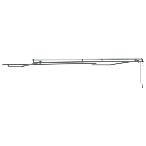 Copertină Manuală Antracit 4x3m Metal | Livrare Gratuită