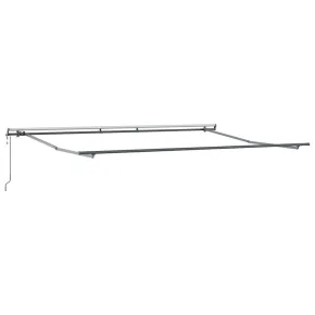 Copertină Manuală Antracit 4,5x3 m Metal | Livrare Gratuită 2