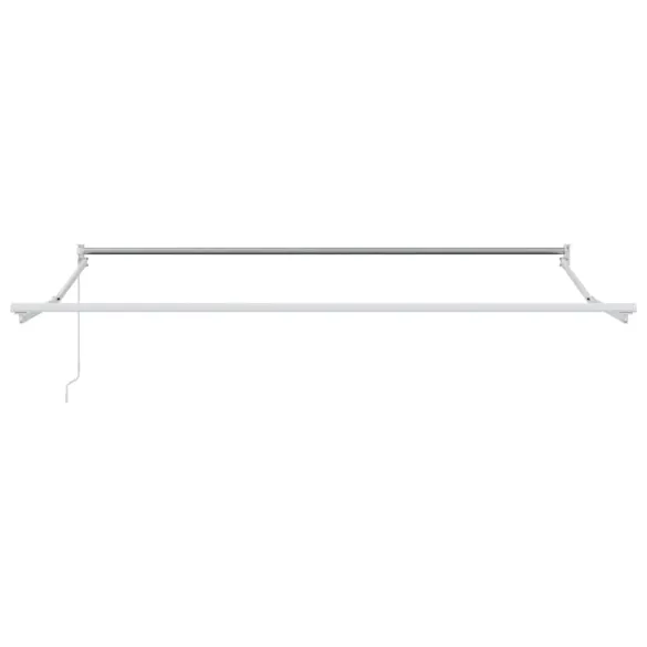 Copertină Manuală Albă 3,5x2,5m Metal | Livrare Gratuită