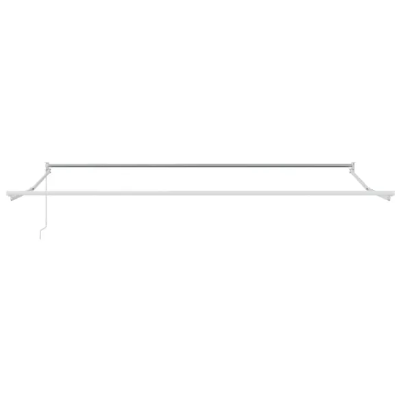 Copertină Manuală Albă 4,5x3m Metal | Livrare Gratuită