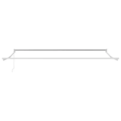 Copertină Manuală Albă 5x3m Metal | Livrare Gratuită