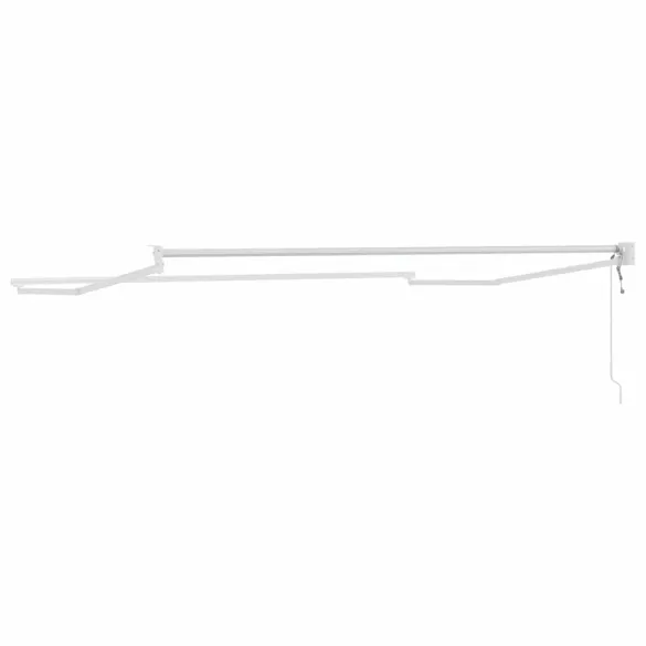 Copertină Manuală Albă 3,5x2,5m Metal | Livrare Gratuită