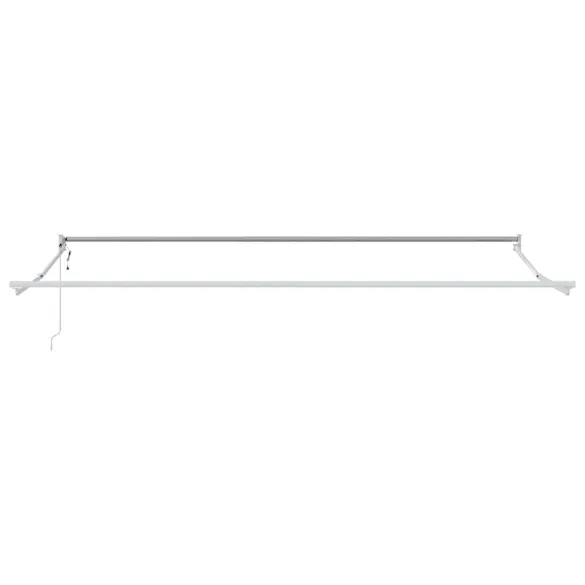 Copertină Manuală Albă 4x3m Metal | Livrare Gratuită