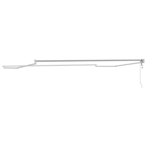 Copertină Manuală Albă 4x3m Metal | Livrare Gratuită