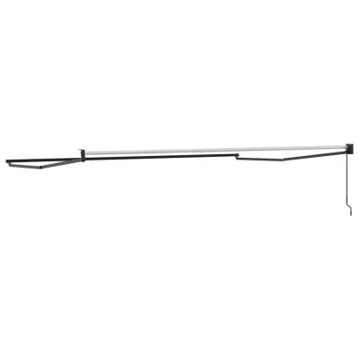 Copertină Manuală Antracit 5x3m Metal | Livrare Gratuită