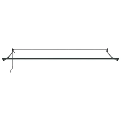 Copertină Manuală Antracit 4,5x3m Metal | Livrare Gratuită