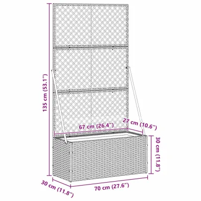 Suport Ghivece Ratan Modern | Livrare Gratuită