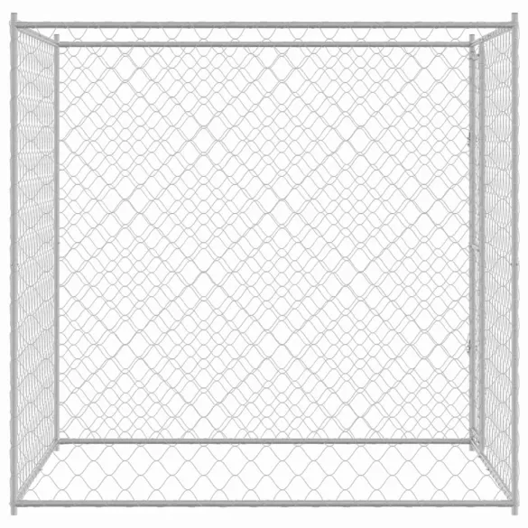 Cușcă Câine Exterior 2x2x2m Oțel | Livrare Gratuită
