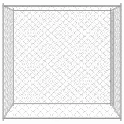 Cușcă Câine Exterior 2x2x2m Oțel | Livrare Gratuită