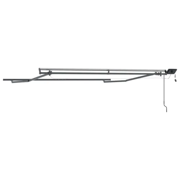 Copertină Manuală Antracit 3x2.5m Metal | Livrare Gratuită