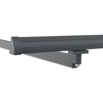 Copertină Manuală Antracit 3,5x2,5m Metal | Livrare Gratuită