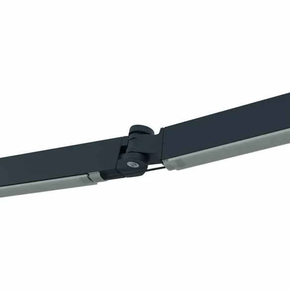 Copertină Manuală Antracit 3,5x2,5m Metal | Livrare Gratuită