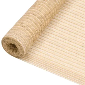 Plasă intimitate bej HDPE 2x25m | Rezistentă UV și mucegai